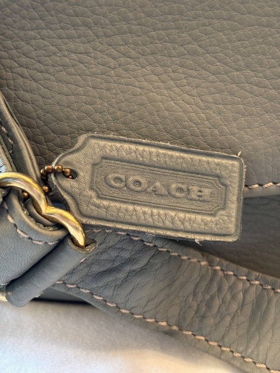 COACH Vintage Sonoma Flap Messenger Bag in Rare Seafoam  Coach Sonoma Flap Bag K5M-4903 in Rare Seafoam Color